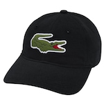 Boné Aba Curva Lacoste Croco - Strapback - Adulto PRETO