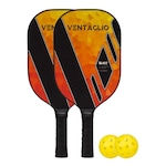 Kit Ventaglio: 2x Raquetes de Pickleball Blaze + 2 Bolinhas Nao Se Aplica