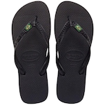 Chinelo Havaianas Brasil - Adulto PRETO