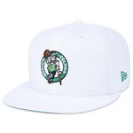 Boné Aba Reta New Era 950 Boston Celtics Nba Freestyle - Snapback - Adulto BRANCO