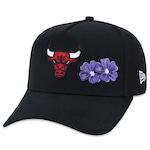 Boné Aba Curva New Era 940 A-Frame Nba Chicago Bulls Core - Snapback - Adulto PRETO