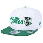 Boné Aba Reta New Era 950 Boston Celtics Nba All Building - Snapback - Adulto BRANCO