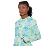 Jaqueta com Capuz Authen Performance Layers - Feminina Verde/Azul