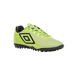 Chuteira Society Umbro Techno - Infantil VERDE/PRETO