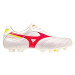 Chuteira de Campo Mizuno Morelia Ii Elite - Adulto BRANCO/LARANJA