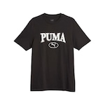 Camiseta Puma Squad - Masculina PRETO/BRANCO