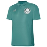 Camisa Polo do Palmeiras 24 Puma Manga Curta Masculina VERDE CLA/VERDE