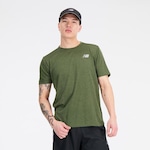 Camiseta New Balance Impact Run - Masculina VERDE ESCURO