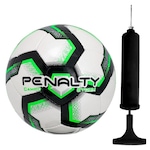 Bola de Futebol de Campo Penalty Storm XXIII + Bomba de Ar BRANCO/VERDE