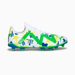 Chuteira de Campo Puma Future Play Njr - Masculina BRANCO/VERDE