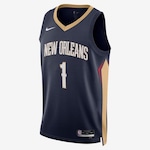 Camiseta Regata Nike New Orleans Pelicans Icon Edition 2022/23 - Masculina AZUL