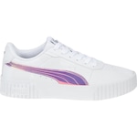 Tênis Puma Carina 2.0 Holo Jr - Feminino BRANCO/PRATA