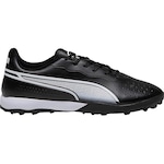 Chuteira Society Puma King Match Tt - Adulto PRETO/BRANCO