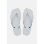 Chinelo Tropical Brasil Cristal Off com Glitter - Feminino BRANCO