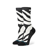 Meia Cano Alto Stance Zebra - Adulto PRETO