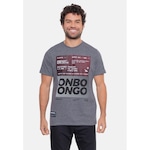 Camiseta Onbongo Estampada - Masculina CINZA