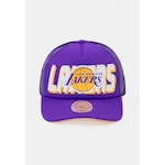 Boné Aba Reta Mitchell & Ness Los Angeles Lakers - Snapback - Adulto ROXO