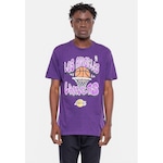 Camiseta NBA Basket Los Angeles Lakers - Masculina ROXO