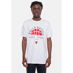 Camiseta Nba City Nation Chicago Bulls Off Nba - Masculina BRANCO