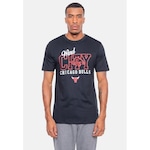 Camiseta Nba Postcard Chicago Bulls Nba - Masculina PRETO