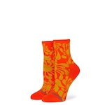 Meia Cano Alto Stance Lauryn Alvarez Quarter - Adulto LARANJA