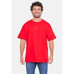 Camiseta Fatal Oversize Flame - Masculina VERMELHO