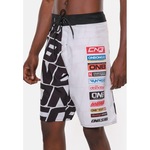 Boardshort Onbongo Staff - Masculina BRANCO