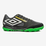 Chuteira Society Umbro Pro 5 Bump Club - Adulto PRETO/VERDE