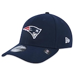 Boné Aba Curva New Era 39Thirty Nfl New England Patriots - Fechado - Adulto MARINHO/PETROLEO