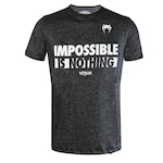 Camiseta Venum Impossible Is Nothing - Masculina CINZA ESCURO