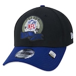 Boné Aba Curva New Era 39Thirty NFL Shield Salute To Service - Adulto PRETO