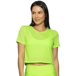 Blusa Cropped Run More Boxy Essencial - Feminino VERDE