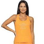 Camiseta Regata Run More Running - Feminina LARANJA/ROSA