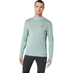 Camiseta Asics Segunda Pele Manga Longa - Masculina VERDE