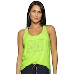 Camiseta Regata Run More Motivation - Feminina VERDE/CINZA