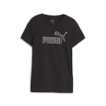 Camiseta Puma Essentials+ Animal Big Kids - Infantil PRETO