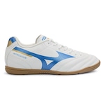 Chuteira Futsal Mizuno Morelia Club In - Adulto BRANCO/AZUL CLA