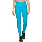 Calça Legging Run More Compression Blocking - Feminina AZUL