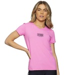 Camiseta Run More Deco V - Feminina ROSA/PRETO