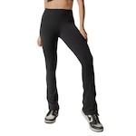 Calça Honey Be Flare Fitness Lounge - Feminina PRETO