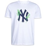 Camiseta New Era New York Yankees Mlb Rooted Nature - Masculina BRANCO