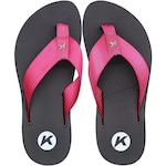 Chinelo Kenner Kyra Essence - Feminino ROSA/PRETO