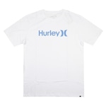 Camiseta Hurley Silk Solid - Masculina BRANCO/AZUL CLA