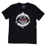 Camiseta Oakley Dia de Los Muertos Skull Graphic Tee - Masculina PRETO