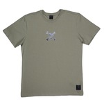 Camiseta Oakley Back To Skull Tee Caveira Original - Masculina CINZA