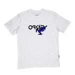 Camiseta Oakley Frog Big Graphic Tee - Masculina BRANCO