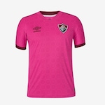 Camisa do Fluminense Outubro Rosa 2023 Umbro - Masculina ROSA/VINHO