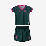 Uniforme Umbro Fluminense III 2023 Oficial Umbro - Infantil VERDE