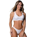 Biquíni Selene Top + Calcinha Básico - Adulto BRANCO