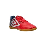 Chuteira Futsal Umbro Warskin - Infantil VERMELHO/AZUL ESC